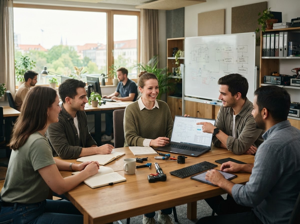 BORUSAN program team reviewing data infrastructure and analytics workflow